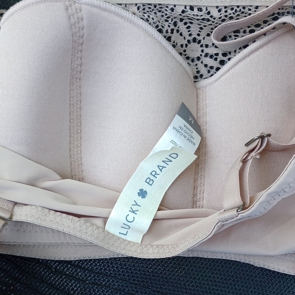 Lucky Brand Lace Bandeau - Cream - Picture 9 of 16